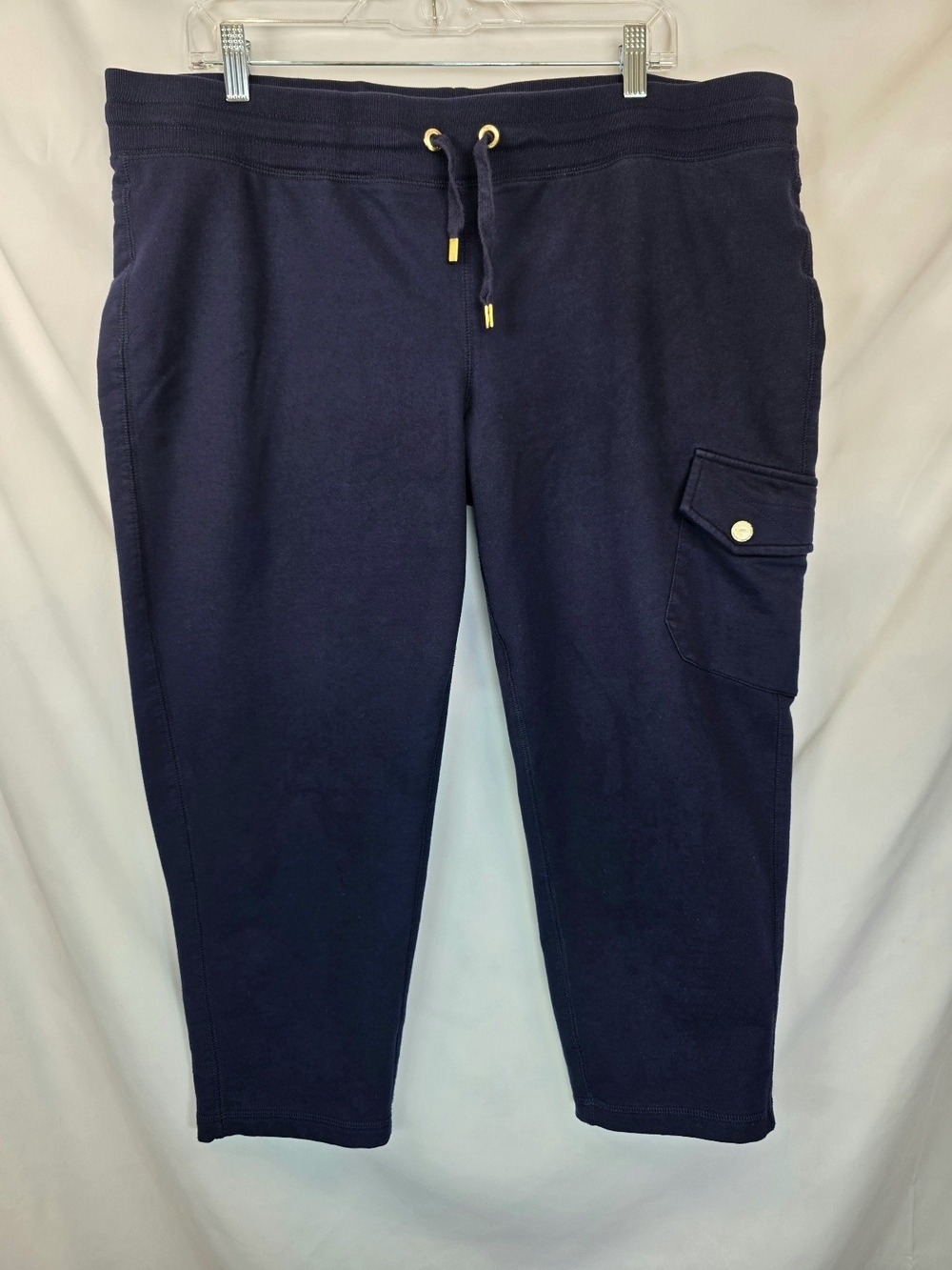 Lauren Ralph Lauren Women’s Active Athleisure Navy Jogger Pants Drawstring Sz XL
